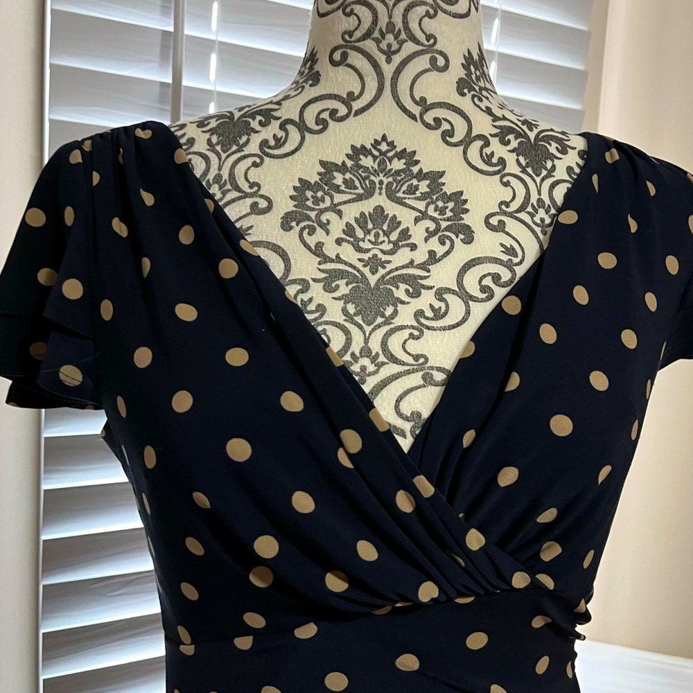 Ralph Lauren stretchy dress with rouching